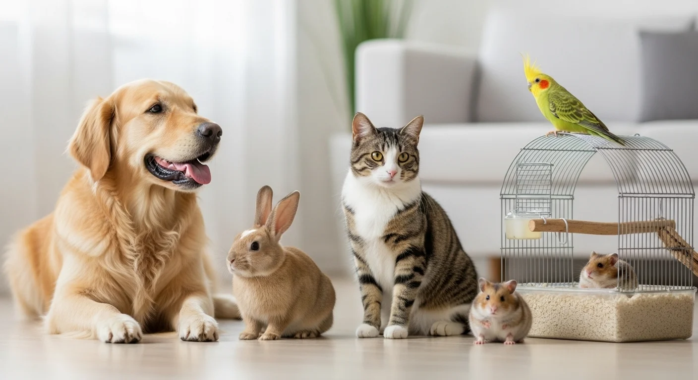 Animais domésticos autorizados pelo IBAMA em ambiente familiar