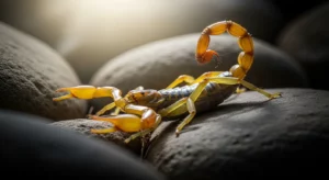 Casa protegida contra escorpiões amarelos com ambiente limpo e ralos vedados